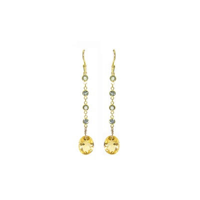 Green Sapphires and Citrines