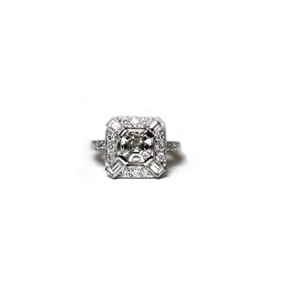 Asscher Cut Diamond 1.12ct